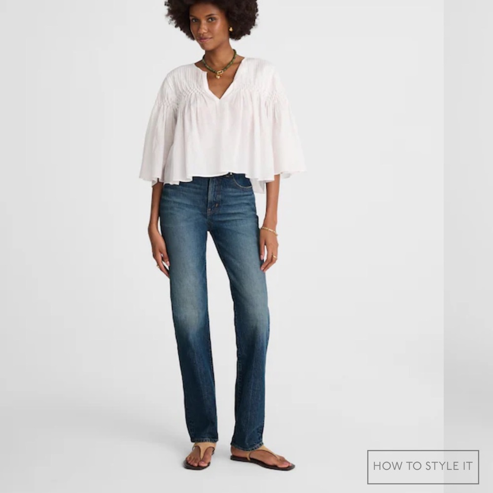 Madewell Longline Straight Jean 26 NWT